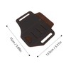 BESPORTBLE Elegant Brown Leather Belt Organizer Flashlight Pen Pocket for