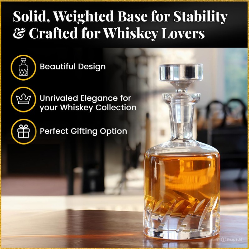 Voted Best High-End Whiskey Decanter 2024 by Food & Wine