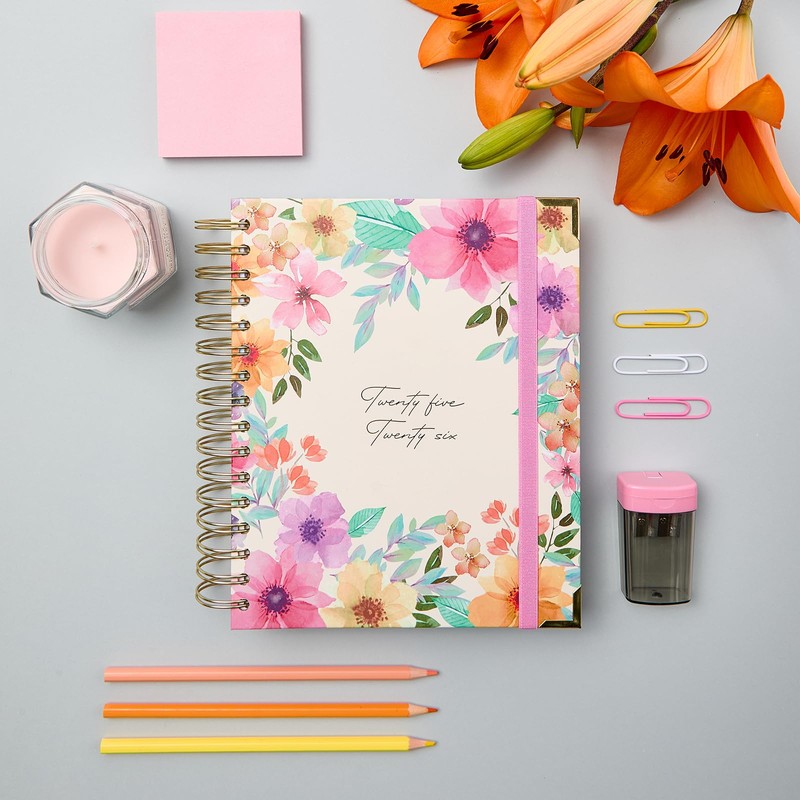 Takenote Academic Diary 2025 2026 - A5 Size (16.5x20.5 cm),