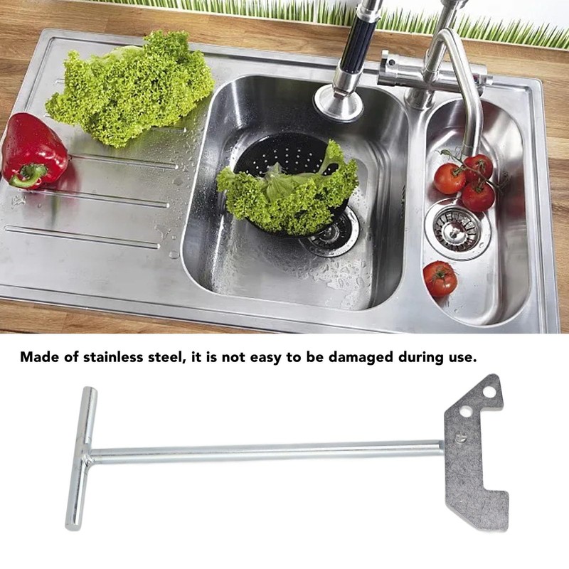 Cryfokt Gomini Disposal Jamming Release Wrench Stainless Steel Kitchen Sink