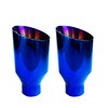 NETAMI 2.25" to 3.5" Exhaust Tip Stainless Steel Double Wall