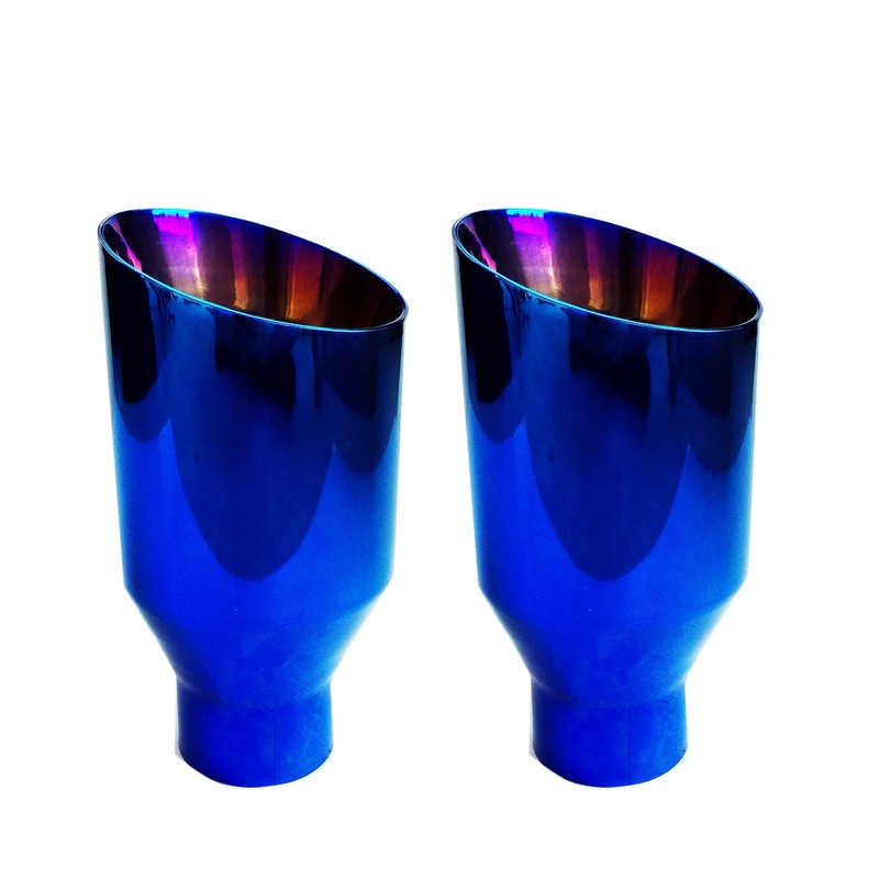 NETAMI 2.25" to 3.5" Exhaust Tip Stainless Steel Double Wall