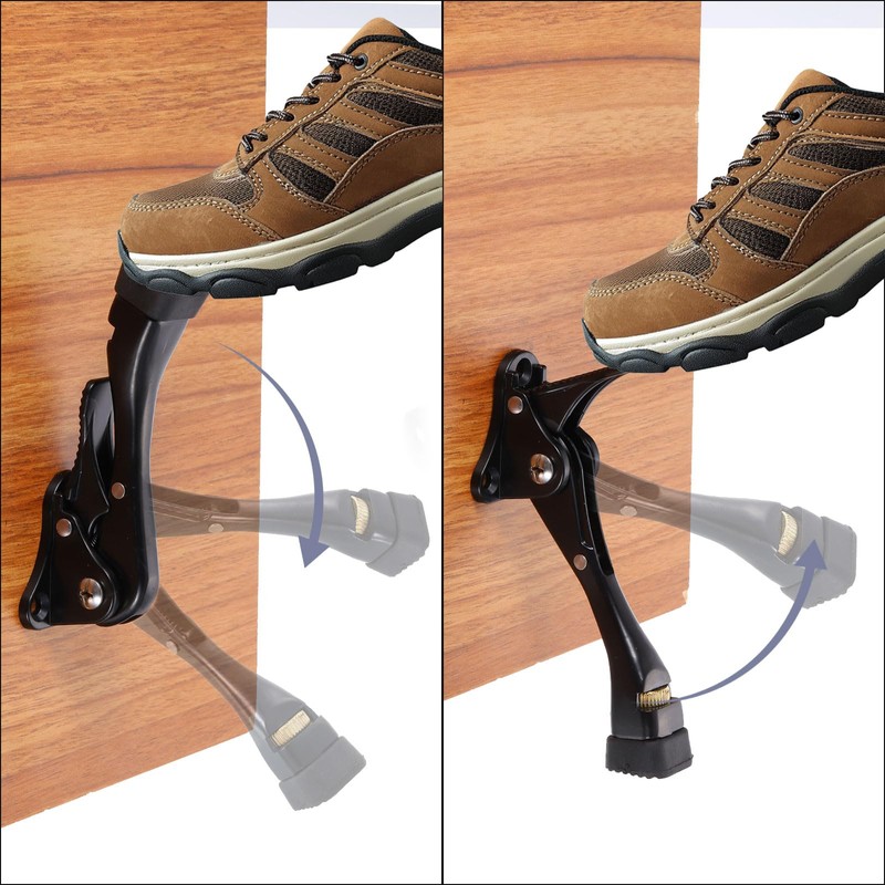sourcing map 6 Inch Kickdown Door Stopper, One Touch Pedal