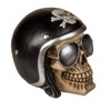 Biker Skull Money Box 16 x 13 cm