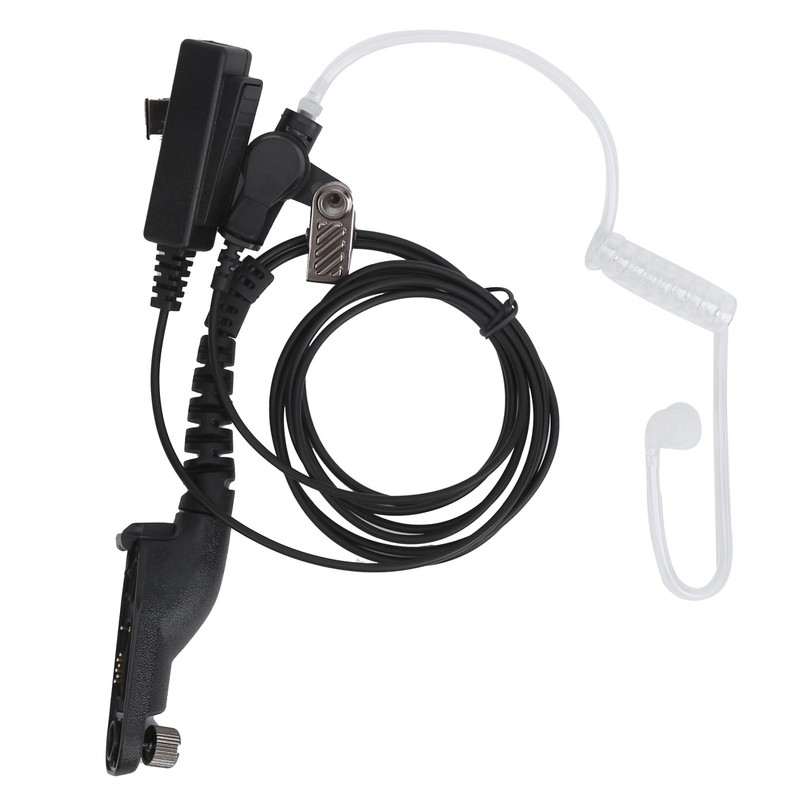 Walkie Talkie Headphone with Microphone PPT Acoustic Tube For Motorola