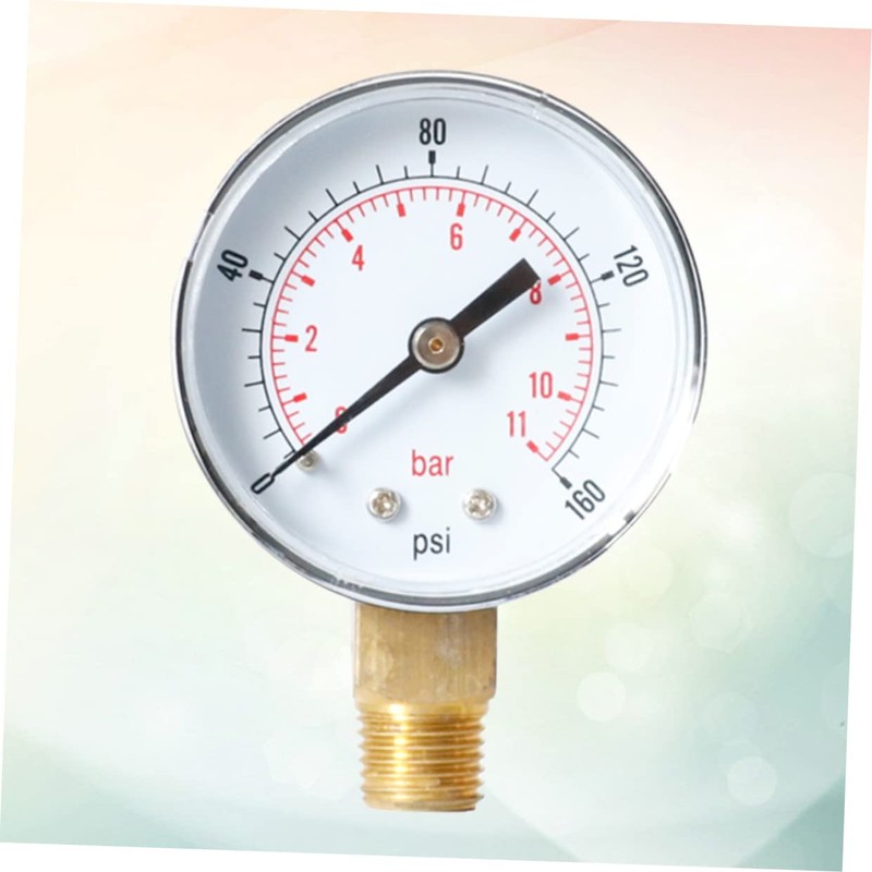 TEHAUX 2pcs 0-160 Psi Air Pressure Gauge for Air Compressor