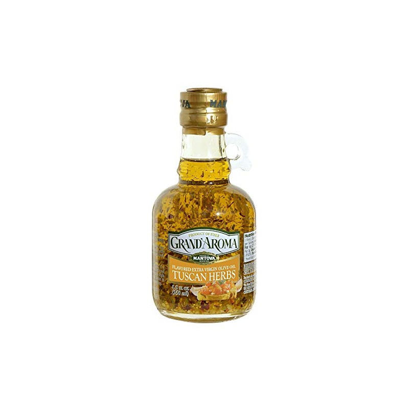 Grand'aroma Mantova Tuscan Herb Extra Virgin Olive Oil, Bruschettata, 8.5