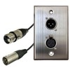 DIYTECH Premium XLR Wall Plate, Solderless, No Solder, Audio Wall