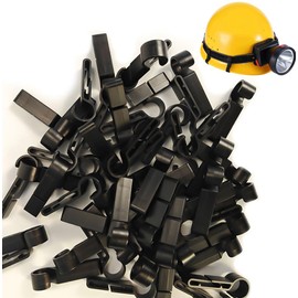 Headlamp Clips Hook Hard Hat Light Clips,Hardhat Headlamp Accessory (200)