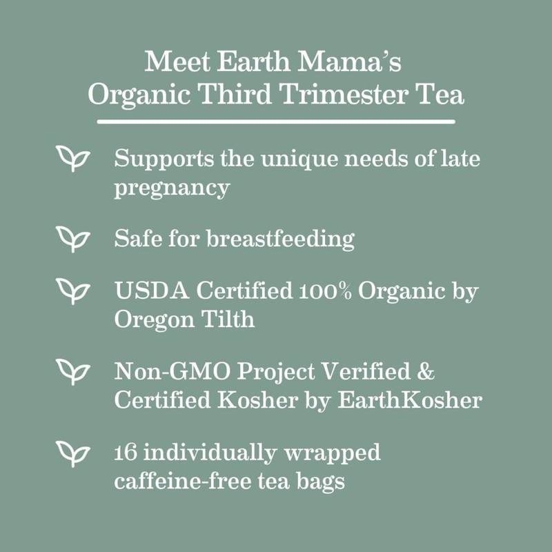 Earth Mama Organic Third Trimester Tea Bags | 100% USDA