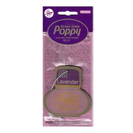Poppy Grace Mate Classic Cardboard Car Airfreshener Lavender Value Pack 10 Pieces