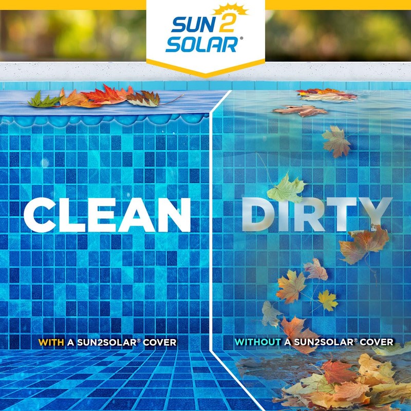 Sun2Solar Blue 14 ft Round Pool Solar Cover | 800