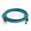 DRRI M12 - Cable blindado Cat6 de 8 polos a