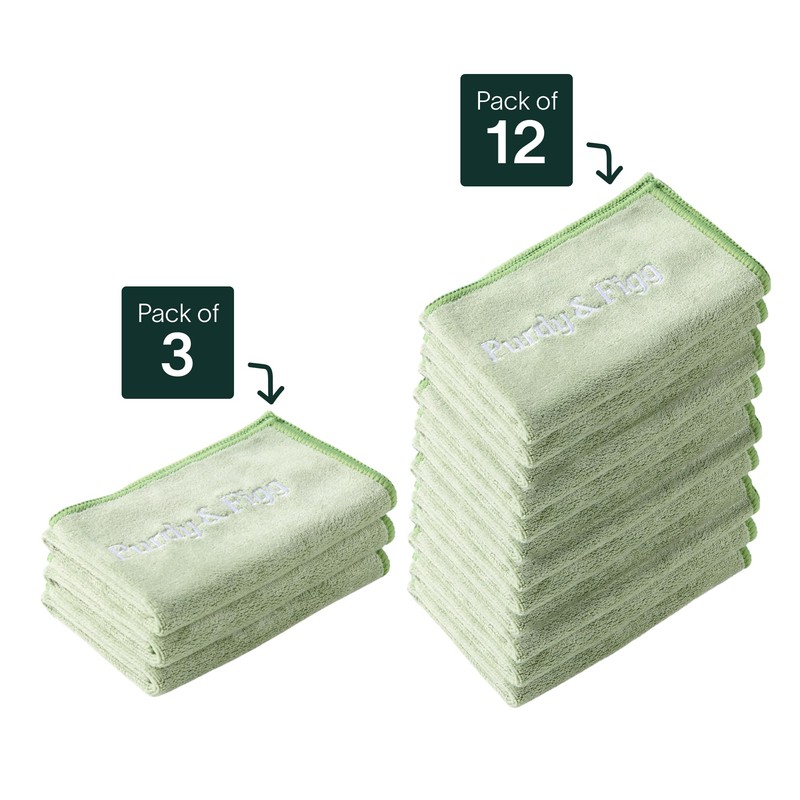 Purdy & Figg | Microfiber Cleaning Cloth | Super Soft,