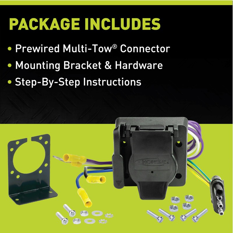 Hopkins Towing Solutions 47185 Multi-Tow 4 Flat to 7 Blade