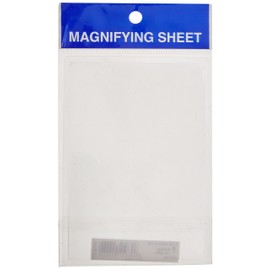 Christian Art Gifts Premium Pocket Magnifying Sheet Bookmark, Reading Magnifier for Bibles, Books, Maps, Instructions, Clear Thin Flexible Sturdy Design for Men & Women, Magnify 150%, 5.4" x 3.8"