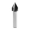 ENT Engraving Cutter TC Shank (C) 8 mm, Diameter (A)