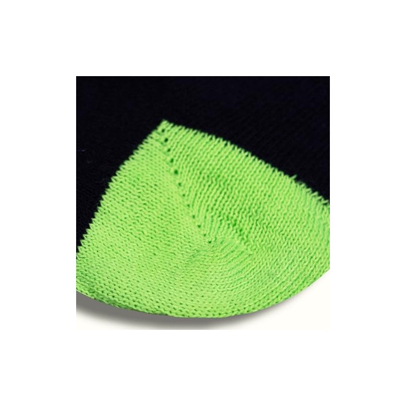 12 Pairs Mens Coloured Heal & Toe Socks Shoe Size