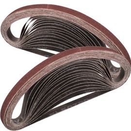 STEBRUAM Pack of 30 Sanding Belts 9 x 533 Grit 120