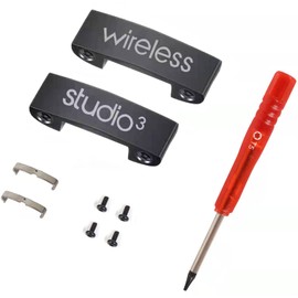 Studio 3 Replacement Hinge as Same as The OEM Replacement Parts Accessories Durable Repair Kit Compatible with Beats by Dre Studio3 (A1914) Studio Pro (A2924) Wireless Headphones (Black)