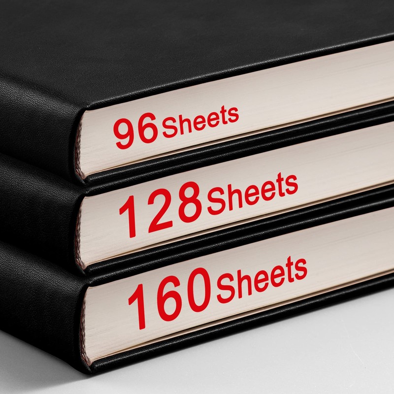 RETTACY Lined Journal Notebook - A5 Note Book Hardcover Thick