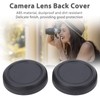 2 x ABS Plastic Lens Caps. Snap on Lens Back