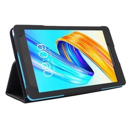 AKNICI Case for Blackview Tab 60 Tablet PC 8.68 Inch, Ultra Thin PU Leather Cover Folding Stand Case Cover Protective Case with Wrist Strap Magnet for Blackview Tab 60 Tablet PC 8.68 Inch Black