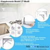MS Beschläge Heavy Duty Folding Console 1 Pair Steel Shelf
