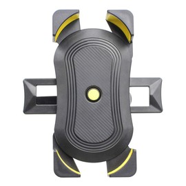 TOKYO GOODS MARKET Motorcycle Bicycle Handle Wrap Around Universal Smartphone Holder (A Yellow)