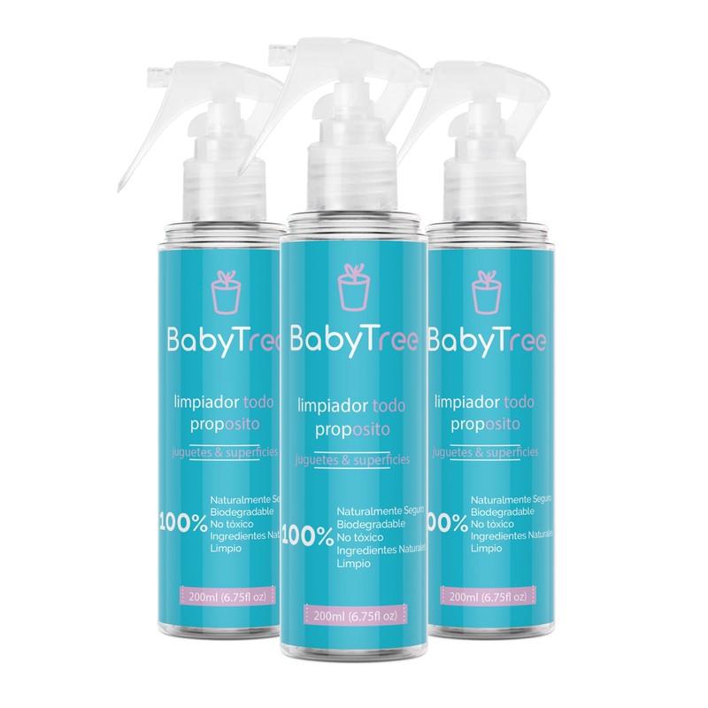BabyTree Limpiador Multiusos para Bebés - Limpieza Segura para Juguetes