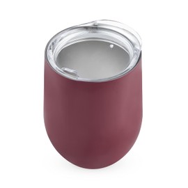 True Fabrications 7152 Sip & Go Stemless Wine Tumbler in Berry, Multicolored
