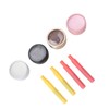 4Pcs Mapping Brow Paste Washable Eyebrows Design Paste White Black