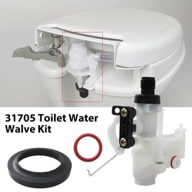 2025 Upgrade 31688 31705 RV Toilet Water Valve Kit Assembly for Thetford Aqua Magic V RV Toilet Modles: 31688 31653 31680 31679 31672 31671 31662 31661 31651 31650 31687