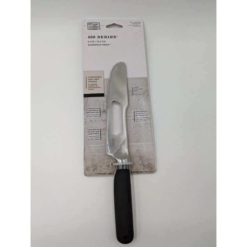 Chicago Cutlery 400 series contoured soft grip sandwich hero 6.5”