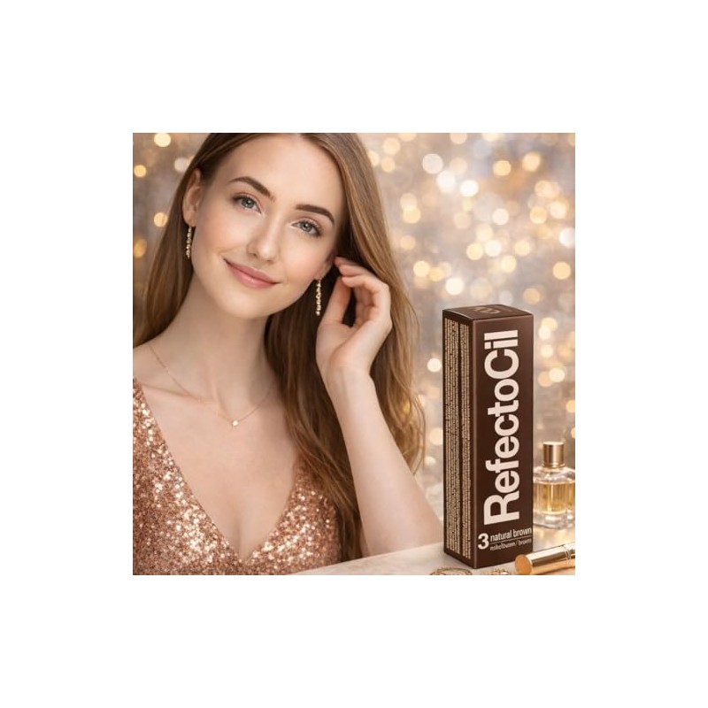 RafectoCil Cream Hair Dye - 3 Natural Brown 15ml