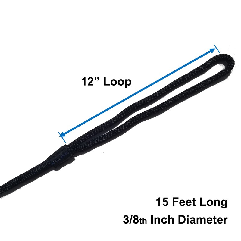 Tidal Wake Marine Grade Double Braided Nylon Dock Lines with