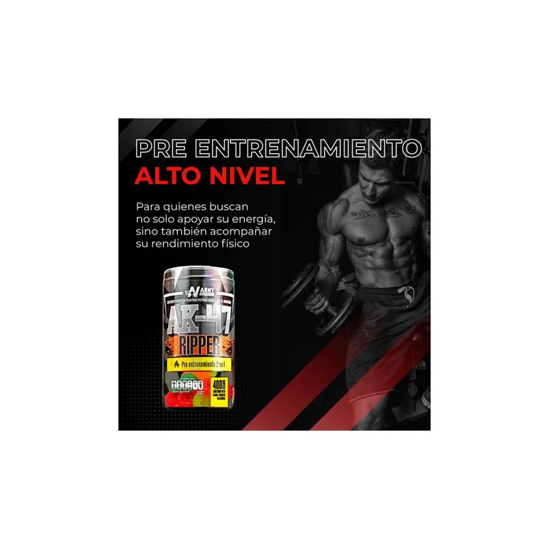 Pre Entreno Ak 47 Ripper Army Nutrition 2 En 1,