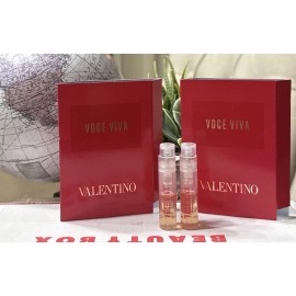 Valentino 2 Valentino Voce Viva EAU De Parfum Perfume Spray Sample Vial 1.2 ml Each M3