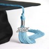 Endea Graduation Single Color Tassel with Silver Date Drop (Light