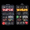263pcs Fishing Accessories Set with Tackle Box Including Plier Jig