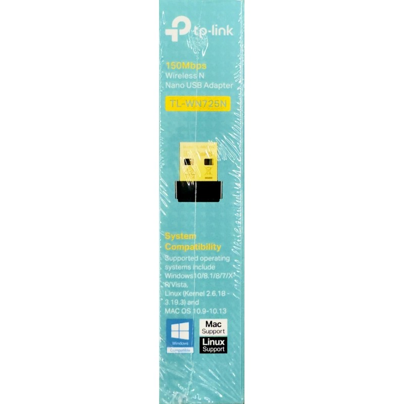 TP-Link TL-WN725N (US) Ver 3.8 150Mbps Wireless N USB Adapter