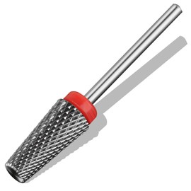 C12rtive 5-in-1 Tungsten Carbide Nail Cutter Bit, Cuticle Nail Cutter Bits for Acrylic Nails, Two-Way Rotation, 3/32 Professional Cutter Bits for E-File Nail Drill (Fine)