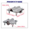 1/2" Line Rail Clamp for Chain Link Fence, Greenhouse Cross