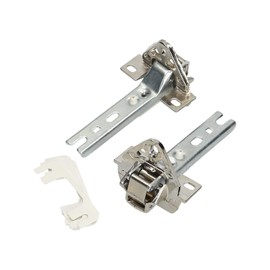 2 x Hinge Door Hinge Compatible with Bosch Siemens Constructa Neff for Fridge Built-in Fridge 00268698 268698