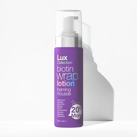 Lux Collection Wrapping Foam Lotion Wave Curl Wet Setting Styling Hair Foaming Mousse Biotin