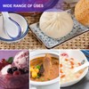 Healeved 5pcs Border Ceramic Spoon Multi-Functional Porridge and Soup Spoon