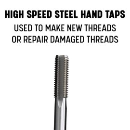 Drill America - DWT54728 1/2"-13 UNC High Speed Steel Bottoming Tap, (Pack of 1)