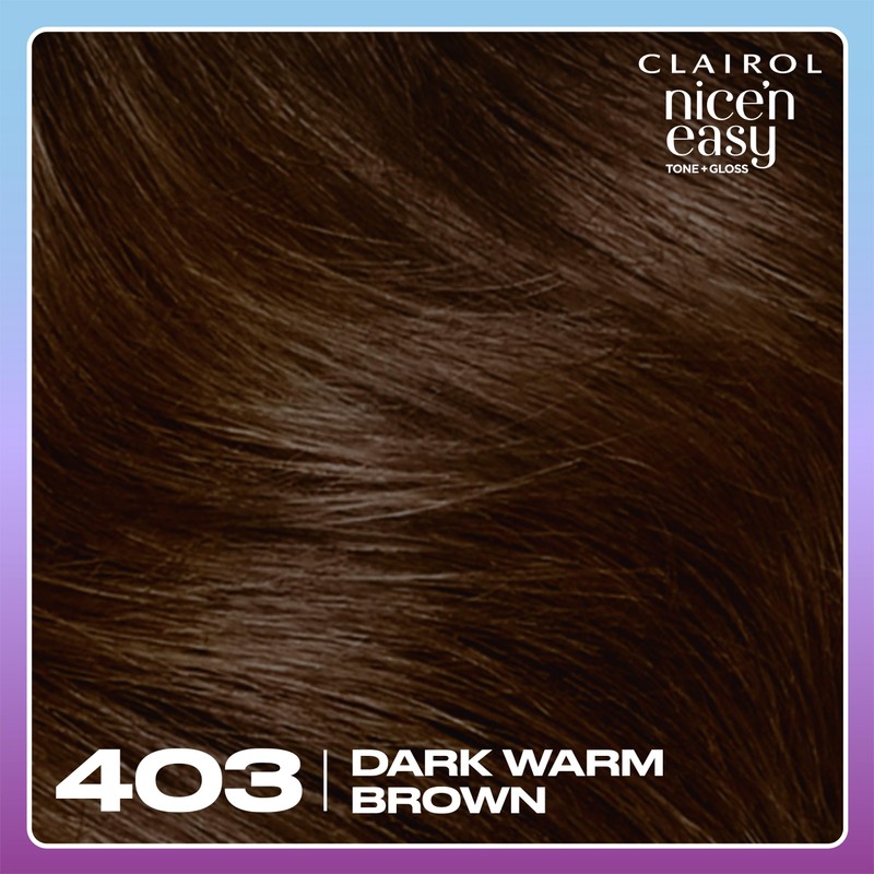 Clairol Nice'n Easy Tone+Gloss Semi Permanent Hair Dye - 403/82