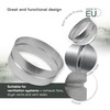 Vent Systems 10'' Inch Galvanized Steel Duct Connector - Round