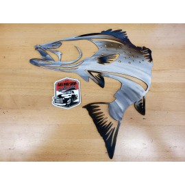 Decor Sea Trout metal wall art plasma cut decor weakfish speckled spotted